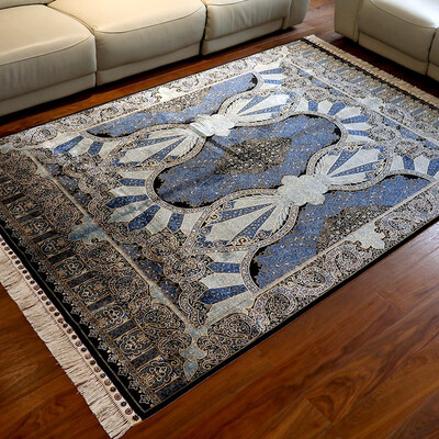 FangCun 4x6 Blue Arch Style Silk Carpets Hand Knotted Area Rugs for living rooms&offices FC040616
FangCun 4x6 Blue Arch Style Silk Carpets Hand Knotted Area Rugs for living rooms&offices FC040616
