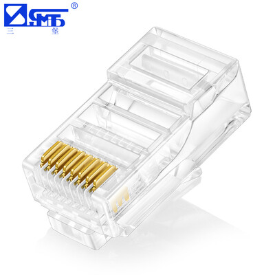 SANBAO SMT SJ-3100 Super five unshielded network crystal head engineering grade RJ45 crystal head pure copper gold plated 30U 100 box
SANBAO SMT SJ-3100 Super five unshielded network crystal head engineering grade RJ45 crystal head pure copper gold plated 30U 100 box