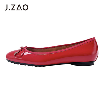 Beijing Tokyo single shoes female bow ballet boat shoes female shallow mouth flat with round head cattle patent leather red 37
Beijing Tokyo single shoes female bow ballet boat shoes female shallow mouth flat with round head cattle patent leather red 37