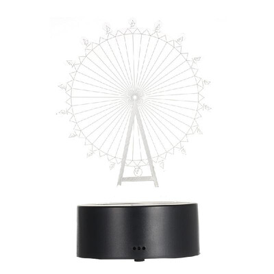 3D Visual Illusion Lamp Transparent Acrylic Night Light 7 Color Changing LED Lamp 15
3D Visual Illusion Lamp Transparent Acrylic Night Light 7 Color Changing LED Lamp 15