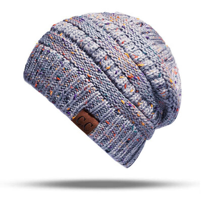 Women Stretch Knitted Beanie Hat Slouchy Mixed Color Hole Messy Bun High Ponytail Cool Winter Warm Cap
Women Stretch Knitted Beanie Hat Slouchy Mixed Color Hole Messy Bun High Ponytail Cool Winter Warm Cap
