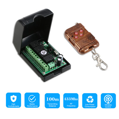 Smart Home 433Mhz RF DC 12V 4CH Learning Code Wireless Remote Control Switch Relay Receiver Transmitter Universal Remote Switch Sy
Smart Home 433Mhz RF DC 12V 4CH Learning Code Wireless Remote Control Switch Relay Receiver Transmitter Universal Remote Switch Sy