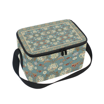 ALAZA Insulated Lunch Box Blue Oriental Floral Lunch Bag for Men Women Portable Tote Bag Cooler Bag
ALAZA Insulated Lunch Box Blue Oriental Floral Lunch Bag for Men Women Portable Tote Bag Cooler Bag
