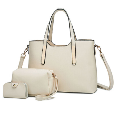 Women Pu Leather Handbag Purse Card Holder 3pcsset Tote Bag Ladies Shoulder Bag Work Bag
Women Pu Leather Handbag Purse Card Holder 3pcsset Tote Bag Ladies Shoulder Bag Work Bag