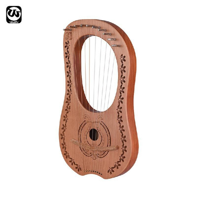 Waltert 10-String Wooden Lyre Harp Metal Strings Maple Wood Topboard Mahogany Backboard String Instrument with Carry Bag WH-11
Waltert 10-String Wooden Lyre Harp Metal Strings Maple Wood Topboard Mahogany Backboard String Instrument with Carry Bag WH-11