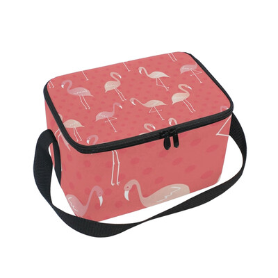 ALAZA Lunch Box Insulated Flamingo Dot Background Lunch Bag Large Cooler Tote Bagfor Men Women
ALAZA Lunch Box Insulated Flamingo Dot Background Lunch Bag Large Cooler Tote Bagfor Men Women