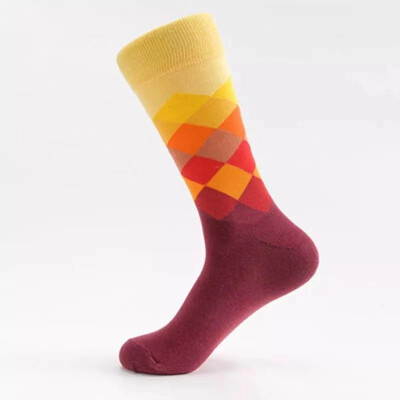Aa-shop 1 Pair Men Socks with Rainbow Geometry Color Type Mid tube Socks Big Size Lucky Socks
Aa-shop 1 Pair Men Socks with Rainbow Geometry Color Type Mid tube Socks Big Size Lucky Socks