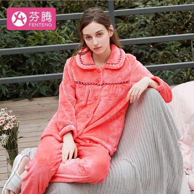 Fenton coral velvet ladies pajamas simple&generous lapel cardigan home service suit pajamas women winter H9446536 watermelon red
Fenton coral velvet ladies pajamas simple&generous lapel cardigan home service suit pajamas women winter H9446536 watermelon red