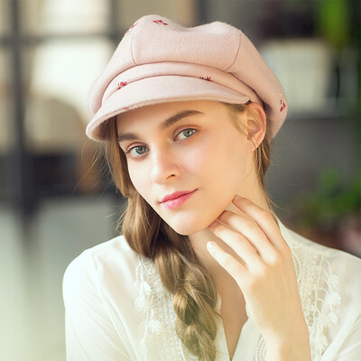 Shi Dan Caesar sedancasesa Bailey hat female cute embroidery autumn&winter wool cap buds WGFB183045 pink 57CM
Shi Dan Caesar sedancasesa Bailey hat female cute embroidery autumn&winter wool cap buds WGFB183045 pink 57CM