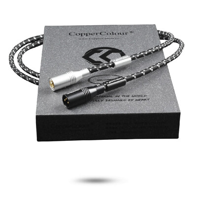 CopperColour CC Water audiophile Audio cable XLR interconnect cord pair with Gold-plated XLR connector
CopperColour CC Water audiophile Audio cable XLR interconnect cord pair with Gold-plated XLR connector