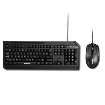 Fine sun SUNNROSE T27 USB wired keyboard&mouse set notebook desktop computer mouse&keyboard business office mouse&keyboard set
Fine sun SUNNROSE T27 USB wired keyboard&mouse set notebook desktop computer mouse&keyboard business office mouse&keyboard set