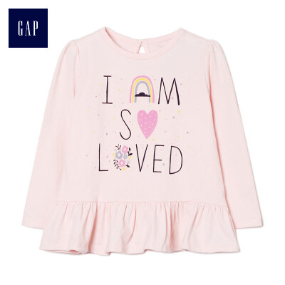 GAP flagship store baby girl soft fun pattern decoration hem round neck T-shirt 374775 light pink 3-6M
GAP flagship store baby girl soft fun pattern decoration hem round neck T-shirt 374775 light pink 3-6M