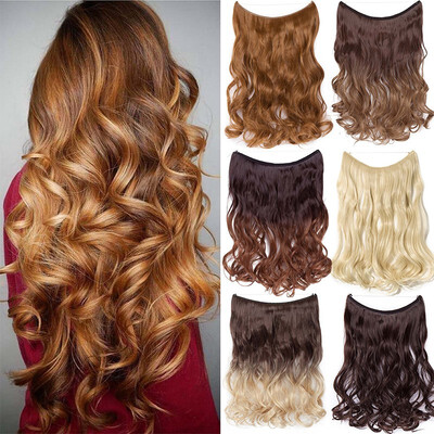 Invisible Wire No Clips in Hair Extensions Secret Fish Line Hairpieces Silky Straight real natural Synthetic
Invisible Wire No Clips in Hair Extensions Secret Fish Line Hairpieces Silky Straight real natural Synthetic