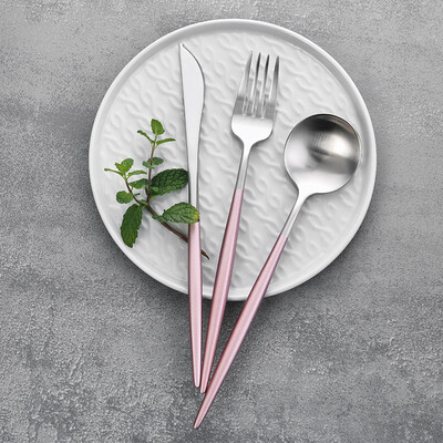 Beijing Tokyo made 304 stainless steel Western steak cutlery three pieces set with powder silver set
Beijing Tokyo made 304 stainless steel Western steak cutlery three pieces set with powder silver set
