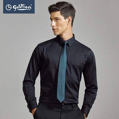 Goldlion Goldlion 2019 spring&summer new mens soft&comfortable solid color simple&generous business gentleman long-sleeved shirt Tibetan blue
Goldlion Goldlion 2019 spring&summer new mens soft&comfortable solid color simple&generous business gentleman long-sleeved shirt Tibetan blue