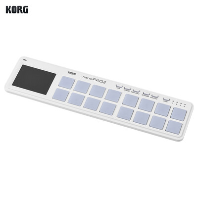 KORG nanoPAD2 Slim-Line Portable USB MIDI Pad Controller 16 Tripper Pads with USB Cable
KORG nanoPAD2 Slim-Line Portable USB MIDI Pad Controller 16 Tripper Pads with USB Cable
