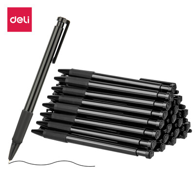 Deli deli 07mm English special oil pen ballpoint pen mini head 36 box DL-6546S black
Deli deli 07mm English special oil pen ballpoint pen mini head 36 box DL-6546S black