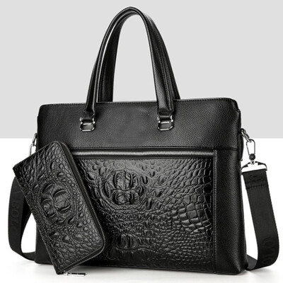 Crocodile pattern genuine leather briefcase for man vintage men Shoulder messenger bag business laptop bags male cowhide handbag
Crocodile pattern genuine leather briefcase for man vintage men Shoulder messenger bag business laptop bags male cowhide handbag