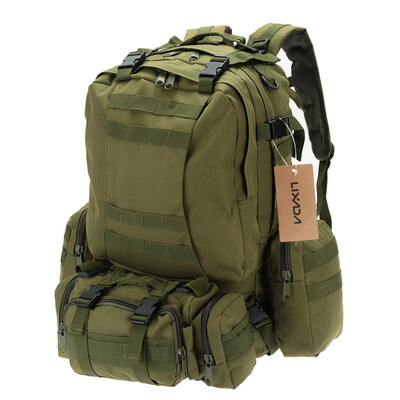 Lixada Outdoor Multifunction Military Tactical Backpack with MOLLE Webbings Rucksack Sports Camping Travel Hiking Bag
Lixada Outdoor Multifunction Military Tactical Backpack with MOLLE Webbings Rucksack Sports Camping Travel Hiking Bag