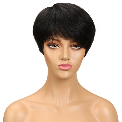 Noble Peruvian Straight Human Hair Wigs Remy Non Lace Front Human Hair Wigs With Bangs Perruque Cheveux Humain
Noble Peruvian Straight Human Hair Wigs Remy Non Lace Front Human Hair Wigs With Bangs Perruque Cheveux Humain