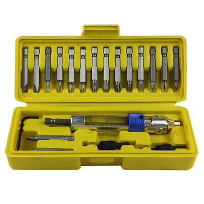 Multi-function Air Screwdriver Accessory Screwdriver Bit High Speed Steel Drill Bit Dual-use Pneumatic Screwdriver Converter Plast
Multi-function Air Screwdriver Accessory Screwdriver Bit High Speed Steel Drill Bit Dual-use Pneumatic Screwdriver Converter Plast