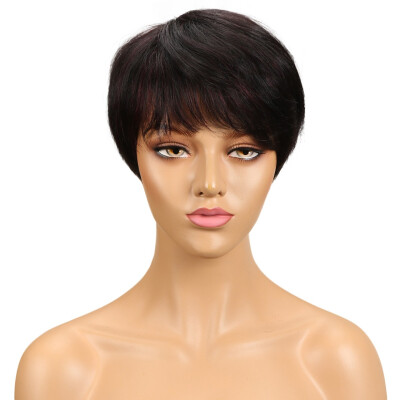 Noble Peruvian Straight Human Hair Wigs Remy Non Lace Front Human Hair Wigs With Bangs Perruque Cheveux Humain
Noble Peruvian Straight Human Hair Wigs Remy Non Lace Front Human Hair Wigs With Bangs Perruque Cheveux Humain