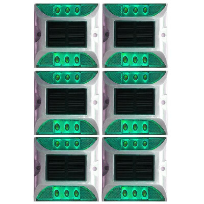 Solar Deck Lights 6-LED Driveway Light Aluminum Waterproof Outdoor Path Road Stairs Step Ground Lamp for Pathway Garden Patio Yard
Solar Deck Lights 6-LED Driveway Light Aluminum Waterproof Outdoor Path Road Stairs Step Ground Lamp for Pathway Garden Patio Yard