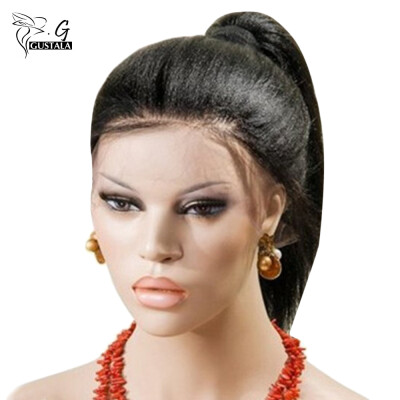 Gustala Synthetic Lace Front Kinky Straight Wig Hand Tied Glueless High Density Party Show
Gustala Synthetic Lace Front Kinky Straight Wig Hand Tied Glueless High Density Party Show