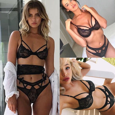 Sexy-Lingerie Nightwear Underwear G-string Babydoll Women Lace Bra Sleepwear Set
Sexy-Lingerie Nightwear Underwear G-string Babydoll Women Lace Bra Sleepwear Set