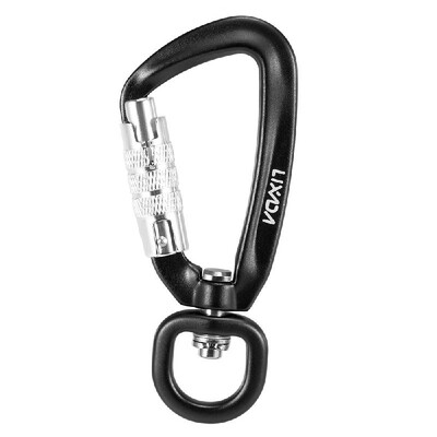 Lixada Swivel Carabiner Clip 360° Rotatable Spinner Carabiner Small Auto Locking Carabiner Rotational Hammock Hanging Clip Pet Lea
Lixada Swivel Carabiner Clip 360° Rotatable Spinner Carabiner Small Auto Locking Carabiner Rotational Hammock Hanging Clip Pet Lea