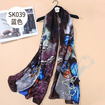 Spring&summer new silk scarf pastoral printing big butterfly sunscreen shawl beach towel wholesale SK039
Spring&summer new silk scarf pastoral printing big butterfly sunscreen shawl beach towel wholesale SK039