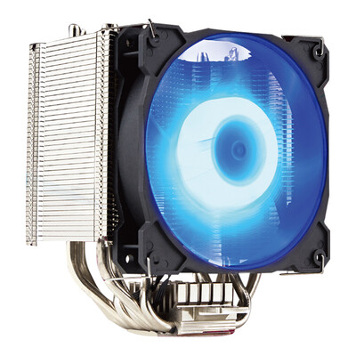 GELID Hurricane 6 heat pipe radiator full nickel plating rgb lighting reflow process intelligent temperature control PWM speed fan neck design
GELID Hurricane 6 heat pipe radiator full nickel plating rgb lighting reflow process intelligent temperature control PWM speed fan neck design