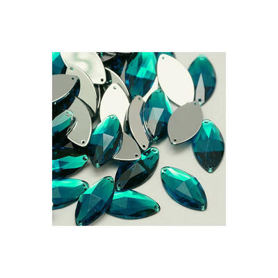 Sew on Rhinestone Taiwan Acrylic Rhinestone Two Holes Garment Accessories Faceted Horse Eye Teal 12x6x3mm Hole 1mm
Sew on Rhinestone Taiwan Acrylic Rhinestone Two Holes Garment Accessories Faceted Horse Eye Teal 12x6x3mm Hole 1mm