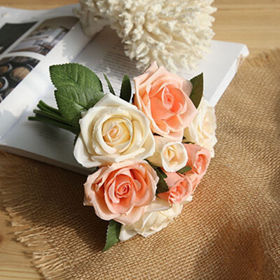 FUNNYBUNNY Artificial Fake Flowers Silk Artificial Roses 9 Heads Bridal Wedding Bouquet for Home Garden Party Wedding Decoration
FUNNYBUNNY Artificial Fake Flowers Silk Artificial Roses 9 Heads Bridal Wedding Bouquet for Home Garden Party Wedding Decoration