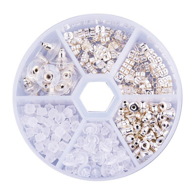PH PANDAHALL 250 PcsBox Earnut Sets Earring Backs Earring Stoppers Ear Stud Findings
PH PANDAHALL 250 PcsBox Earnut Sets Earring Backs Earring Stoppers Ear Stud Findings