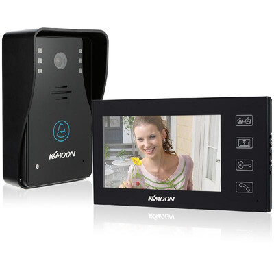 KKmoon 7 LCD Color Video Door Phone Intercom Doorbell Unlock Monitor Night Vision Rainproof IR Camera Home Surveillance
KKmoon 7 LCD Color Video Door Phone Intercom Doorbell Unlock Monitor Night Vision Rainproof IR Camera Home Surveillance