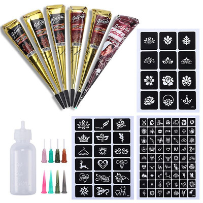 Temporary Tattoo Tool Kit Tattooing Stencils Creams Empty Bottle Soft & Hard Tubes for Tattoo DIY & Salon Use
Temporary Tattoo Tool Kit Tattooing Stencils Creams Empty Bottle Soft & Hard Tubes for Tattoo DIY & Salon Use