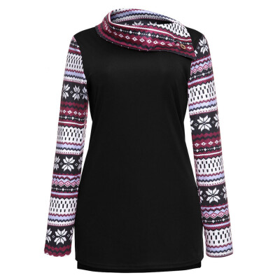 Starmoon Womens Turtleneck Loose Long Sleeve Print Tops Blouse Pullover Tops Shirt
Starmoon Womens Turtleneck Loose Long Sleeve Print Tops Blouse Pullover Tops Shirt