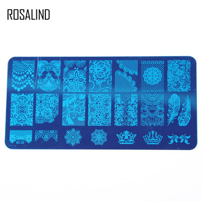 ROSALIND 1pcs 126cm Rectangle Nail Stamping Template Flowers Animal Patterns DIY Nail Designs Manicure Stamp Plate Stencils
ROSALIND 1pcs 126cm Rectangle Nail Stamping Template Flowers Animal Patterns DIY Nail Designs Manicure Stamp Plate Stencils
