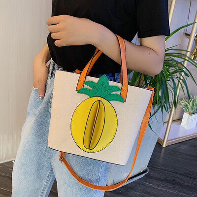 Popular pineapple handbag 2019 new fashion large capacity shoulder bag summer small fresh wild ins Messenger bag
Popular pineapple handbag 2019 new fashion large capacity shoulder bag summer small fresh wild ins Messenger bag