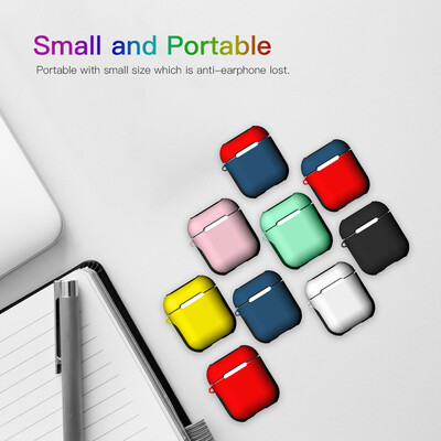TPU Silicone Earphone Case Protective Cover for Airpods Shockproof Waterproof Protector for Apple AirPods AirPod Accessories Frost
TPU Silicone Earphone Case Protective Cover for Airpods Shockproof Waterproof Protector for Apple AirPods AirPod Accessories Frost