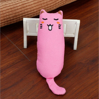 Funny Interactive Crazy Cat Toy Pet Kitten Chewing Toy Teeth Grinding Catnip Toys Claws Thumb Bite Cat mint For Cats Cat Kickers
Funny Interactive Crazy Cat Toy Pet Kitten Chewing Toy Teeth Grinding Catnip Toys Claws Thumb Bite Cat mint For Cats Cat Kickers