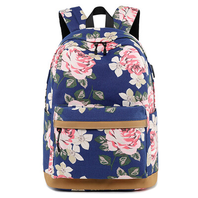 Women Backpacks Floral Print Bookbags Canvas Laptop Backpack School Bag For Girls Rucksack Female Travel Backpack Mochila 2018
Women Backpacks Floral Print Bookbags Canvas Laptop Backpack School Bag For Girls Rucksack Female Travel Backpack Mochila 2018