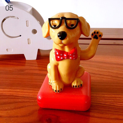 1pcs Automobile Decoration Dashboard Toys Solar Powered Shaking Swing Head Dog Lovely cartoon dog design ABS Cute Car Ornament
1pcs Automobile Decoration Dashboard Toys Solar Powered Shaking Swing Head Dog Lovely cartoon dog design ABS Cute Car Ornament