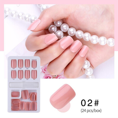 Toponeto Finished Nail Patches 24Pcs Boxed Removable Repeated Use Of fake Nail Patches
Toponeto Finished Nail Patches 24Pcs Boxed Removable Repeated Use Of fake Nail Patches