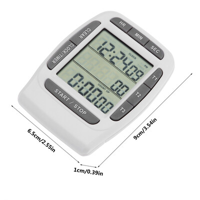 Greensen Portable Digital Multi-channel 3 Channels LCD Timer Accurate Timing Countdown ClockMulti-channel Timer LCD Timer
Greensen Portable Digital Multi-channel 3 Channels LCD Timer Accurate Timing Countdown ClockMulti-channel Timer LCD Timer