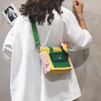 Portable small bag female 2019 new ulzzang bag bag wild foreign girl canvas shoulder Messenger bag
Portable small bag female 2019 new ulzzang bag bag wild foreign girl canvas shoulder Messenger bag