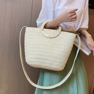 Tailored Womens Fashion Woven Handbag Large Capacity Beach Bag Portable Diagonal Package
Tailored Womens Fashion Woven Handbag Large Capacity Beach Bag Portable Diagonal Package