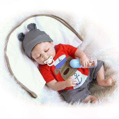 Ktaxon 23" Reborn Baby Boy Doll Realistic Handmade Full Body Silicone Lifelike Toy Boy
Ktaxon 23" Reborn Baby Boy Doll Realistic Handmade Full Body Silicone Lifelike Toy Boy