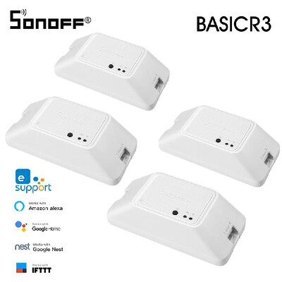 SONOFF BASICR3 WIFI DIY Smart Switch With Timer Internet APP Voice LAN Control DIY Mode Work With Amazon Alexa Google Home Nest
SONOFF BASICR3 WIFI DIY Smart Switch With Timer Internet APP Voice LAN Control DIY Mode Work With Amazon Alexa Google Home Nest
